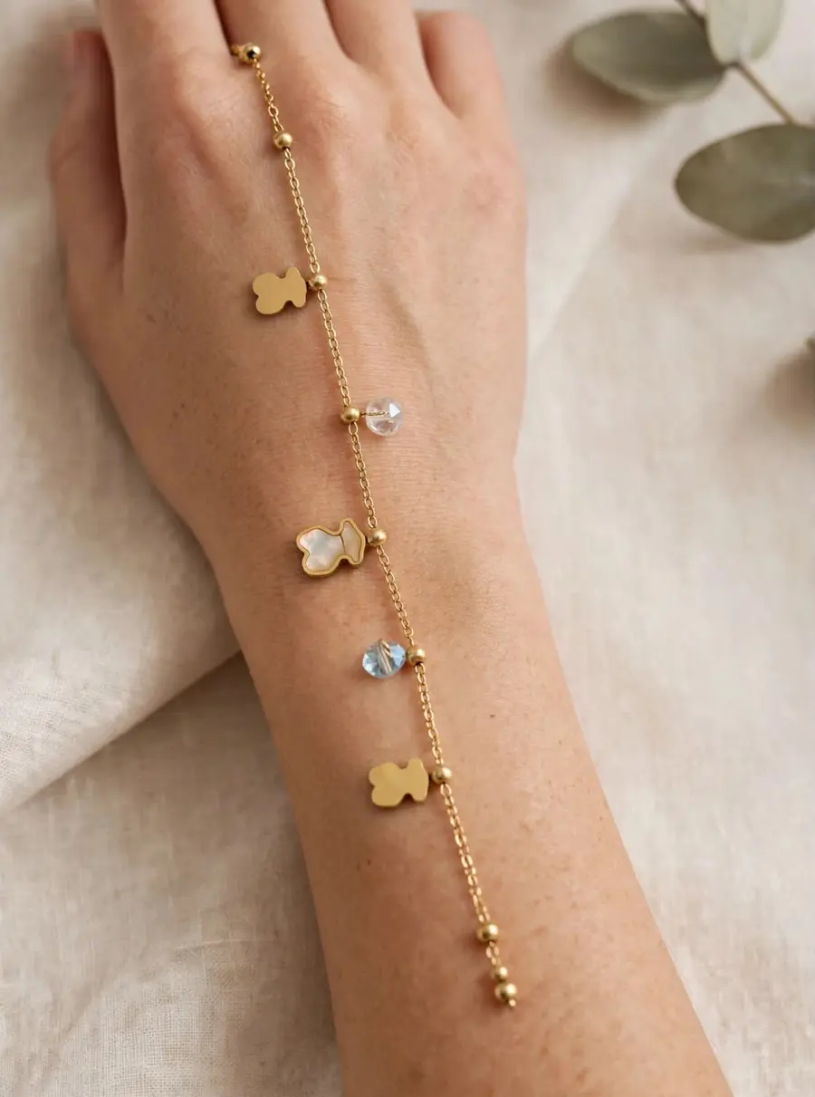 Crystal Charm Bracelet